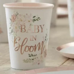 Bekertjes Baby In Bloom (8St) Ginger Ray