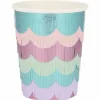 Bekertjes Fringe Mermaid Tail (8St) Meri Meri