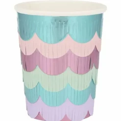 Bekertjes Fringe Mermaid Tail (8St) Meri Meri