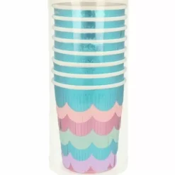 Bekertjes Fringe Mermaid Tail (8St) Meri Meri