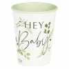 Bekertjes Hey Baby Botanical Baby (8St) Ginger Ray