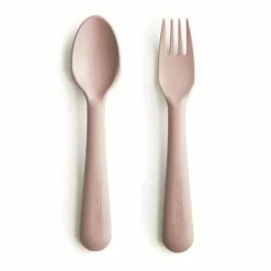 Bestek Vork En Lepel Blush Mushie
