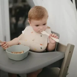 Bestek Vork En Lepel Ivory Mushie