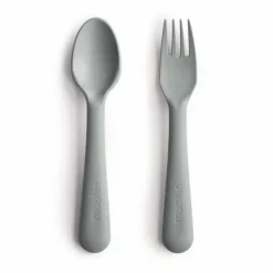 Bestek Vork En Lepel Sage Mushie