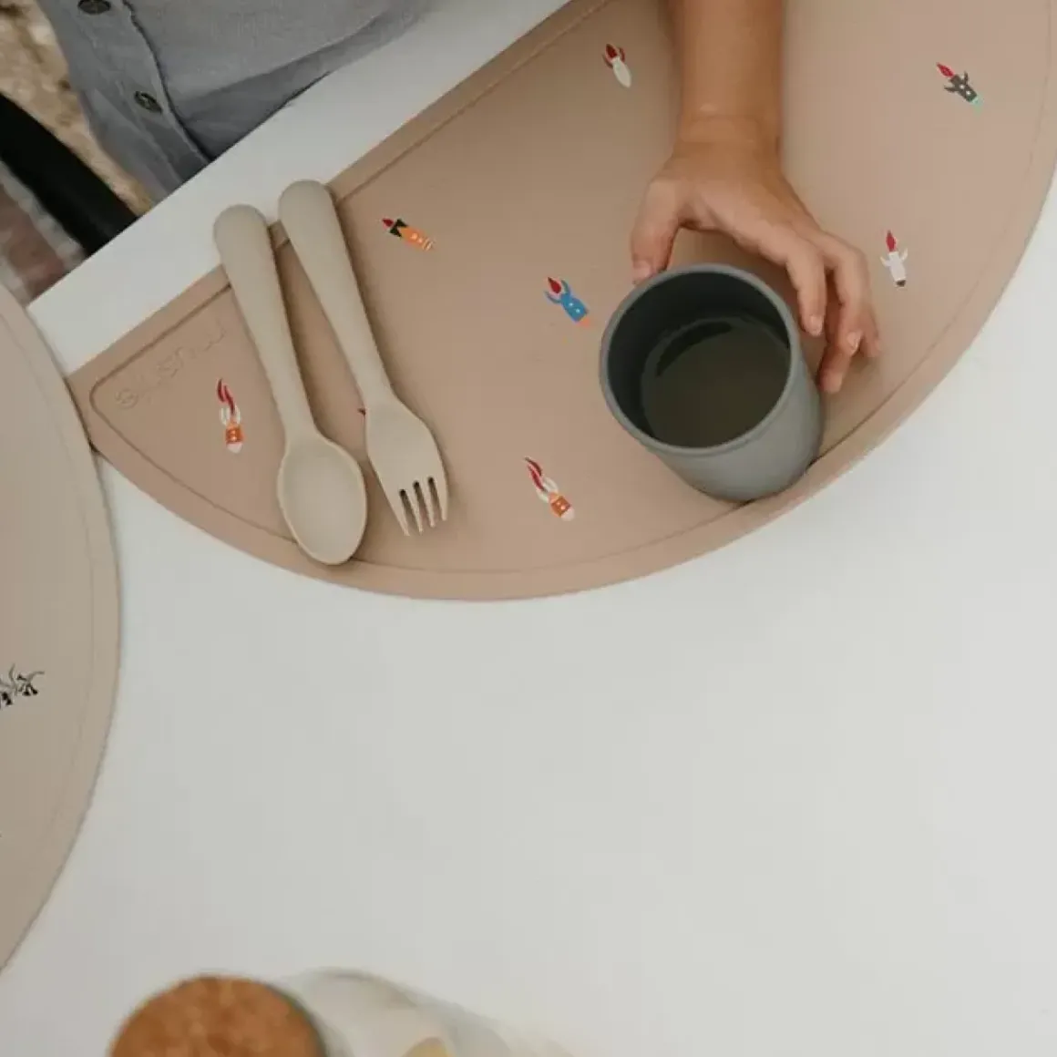 Bestek Vork En Lepel Vanilla Mushie