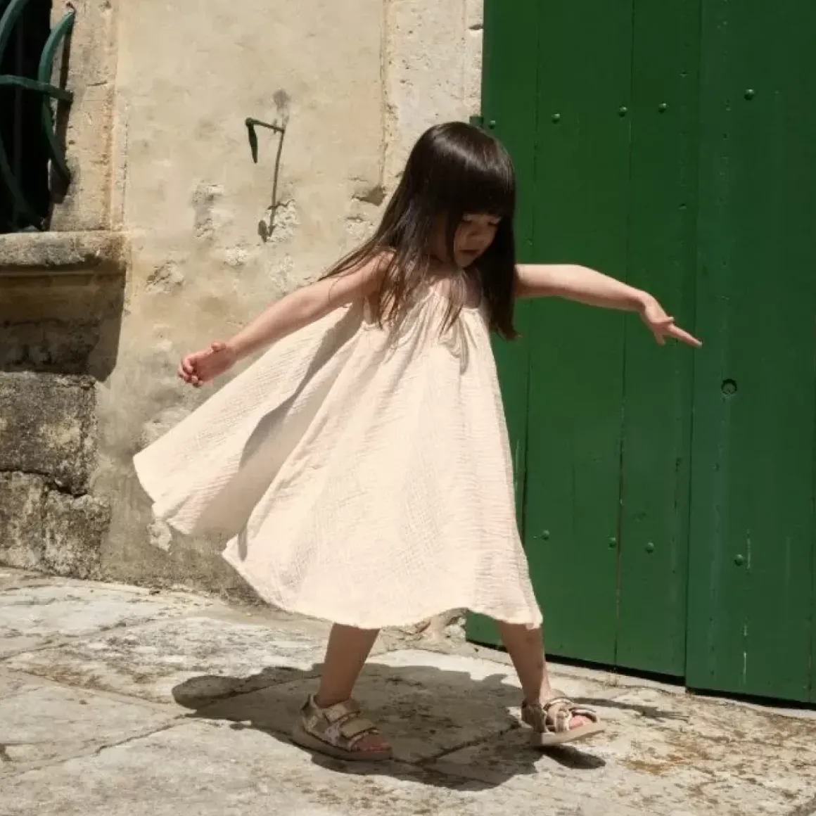 Bestel De Konges Slojd Jurk Olive Peach Dust Nu En Breng Wat Kleur In Je Garderobe!