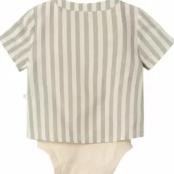 Bestel Nu Het Schattige Lil' Atelier Romper Shirt Dino Turtledove - Perfect Voor Jouw Kleintje!