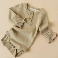 Bestel Nu Lil' Atelier Romper Fia Moss Gray - Ideaal Voor Elke Gelegenheid