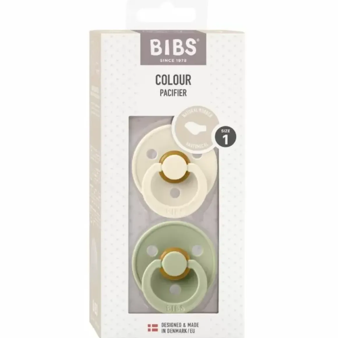 Bibs Anatomische Fopspenen Ivory/Sage