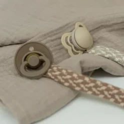 Bibs Fopspenen Set Ivory/Dark Oak
