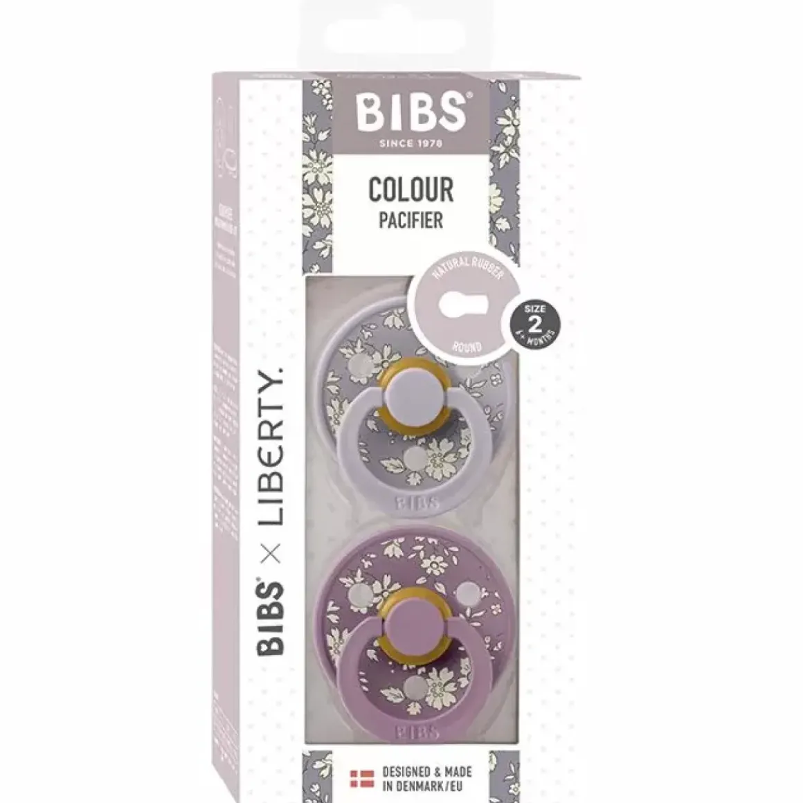 Bibs X Liberty Londen Fopspenen Capel Fossil Grey Mix