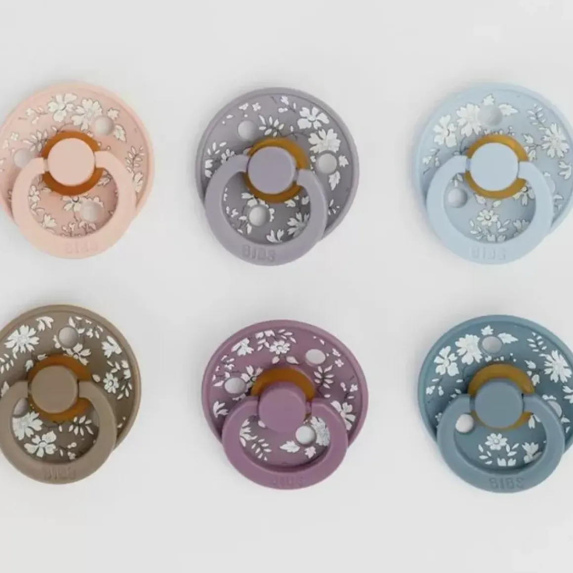 Bibs X Liberty Londen Fopspenen Capel Fossil Grey Mix