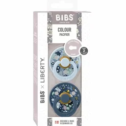 Bibs X Liberty Londen Fopspenen Camomile Baby Blue