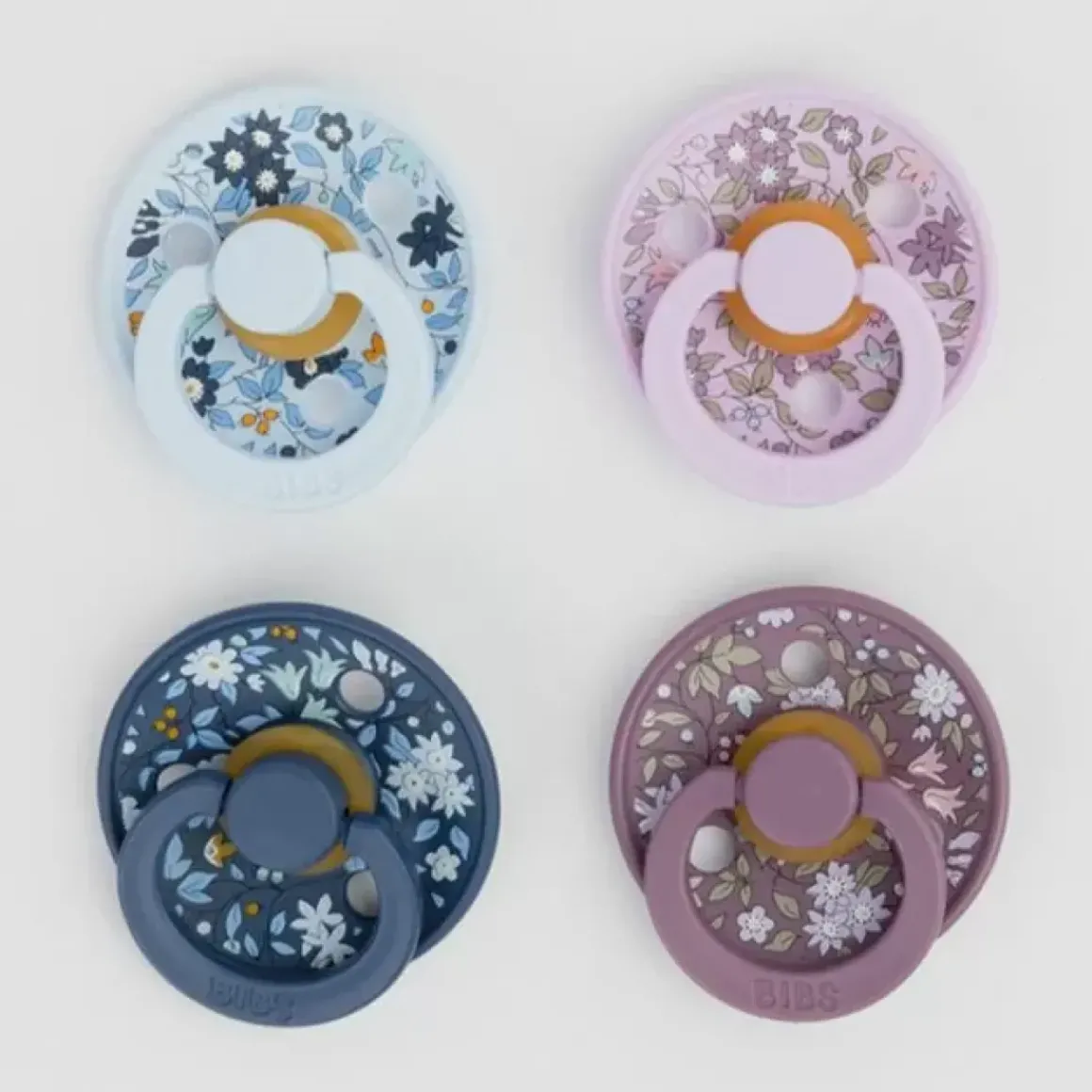 Bibs X Liberty Londen Fopspenen Camomile Baby Blue