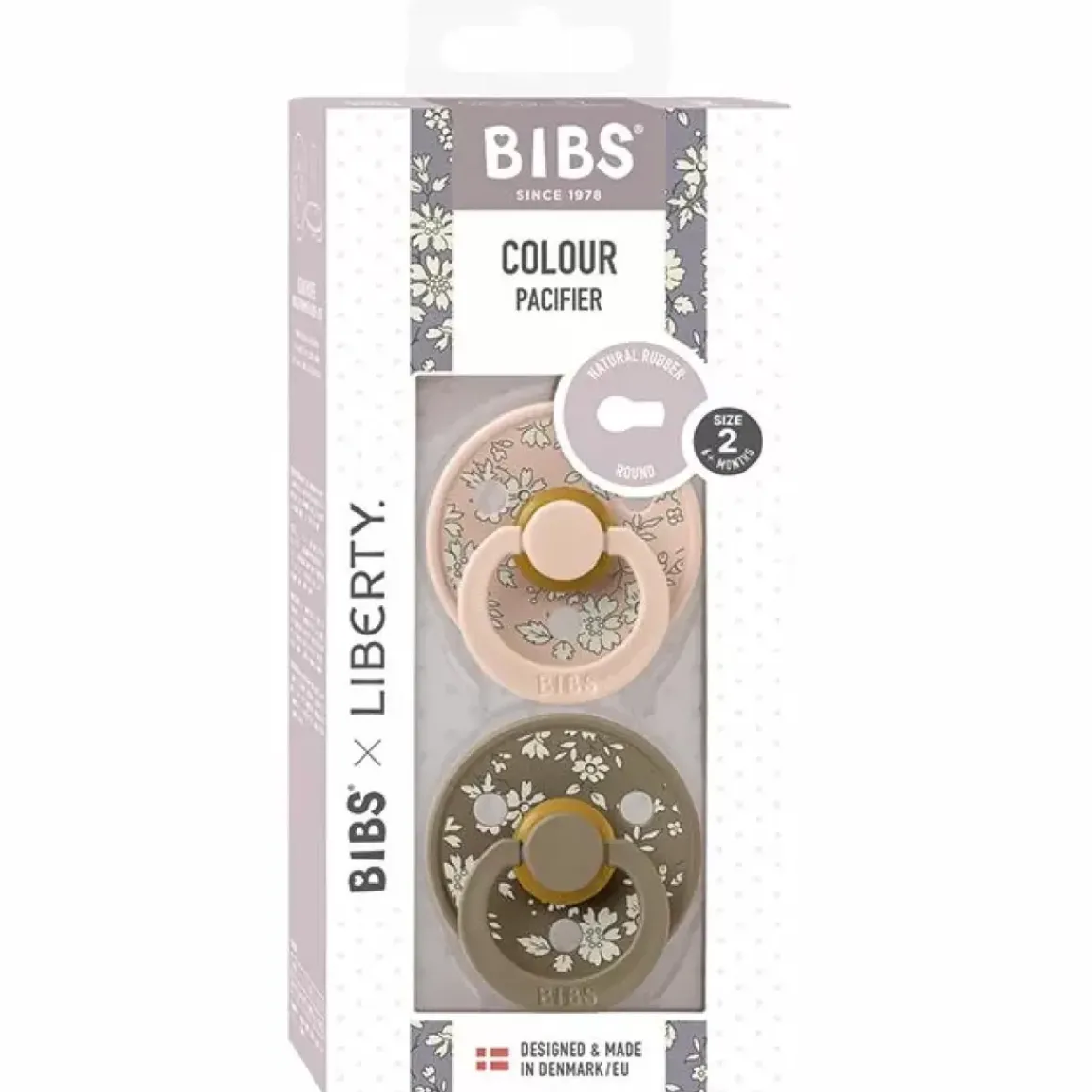 Bibs X Liberty Londen Fopspenen Capel Blush Mix