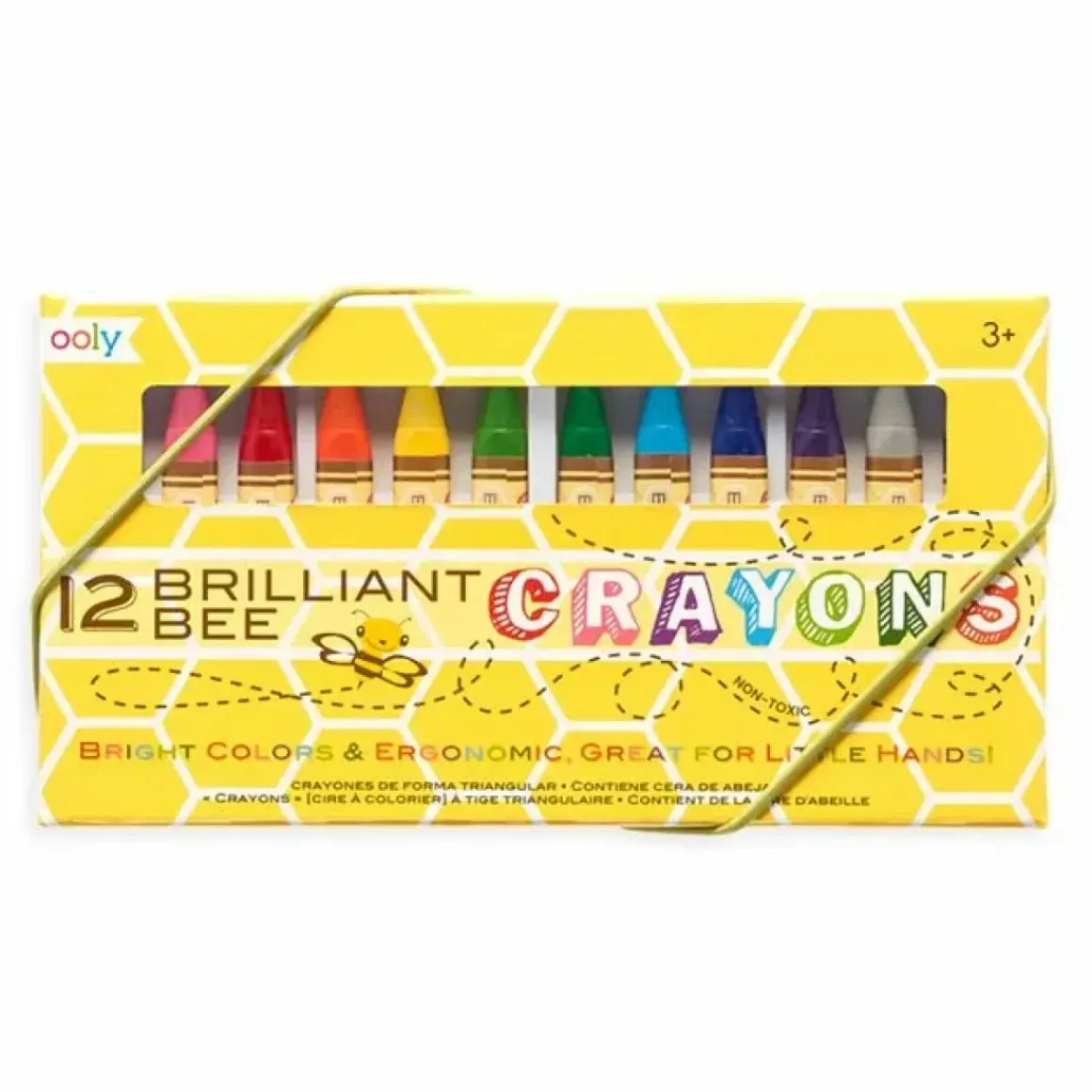 Bijenwas Krijtes Briljant Bee (12St) Ooly