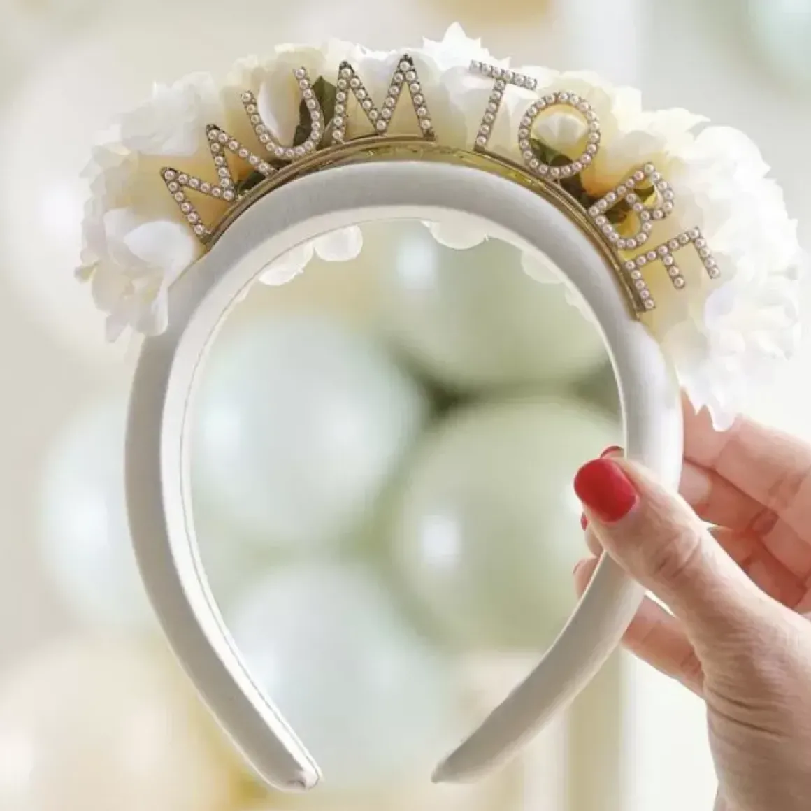 Bloemrijke Diadeem Mum To Be Floral Baby Ginger Ray