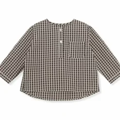 Blouse Navida Bitter Java Check Konges Slojd