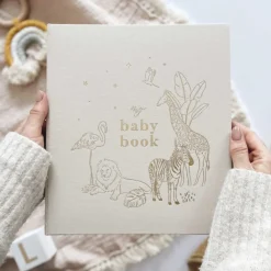 Blush & Gold Invulboek My Baby Book Safari