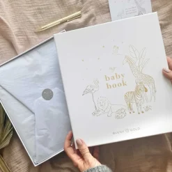 Blush & Gold Invulboek My Baby Book Safari