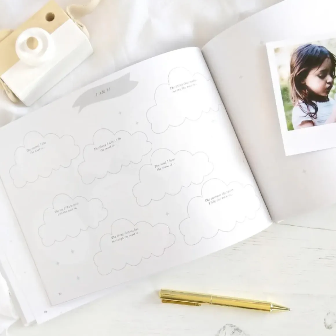 Blush & Gold Invulboek My Baby Journal Ivoor