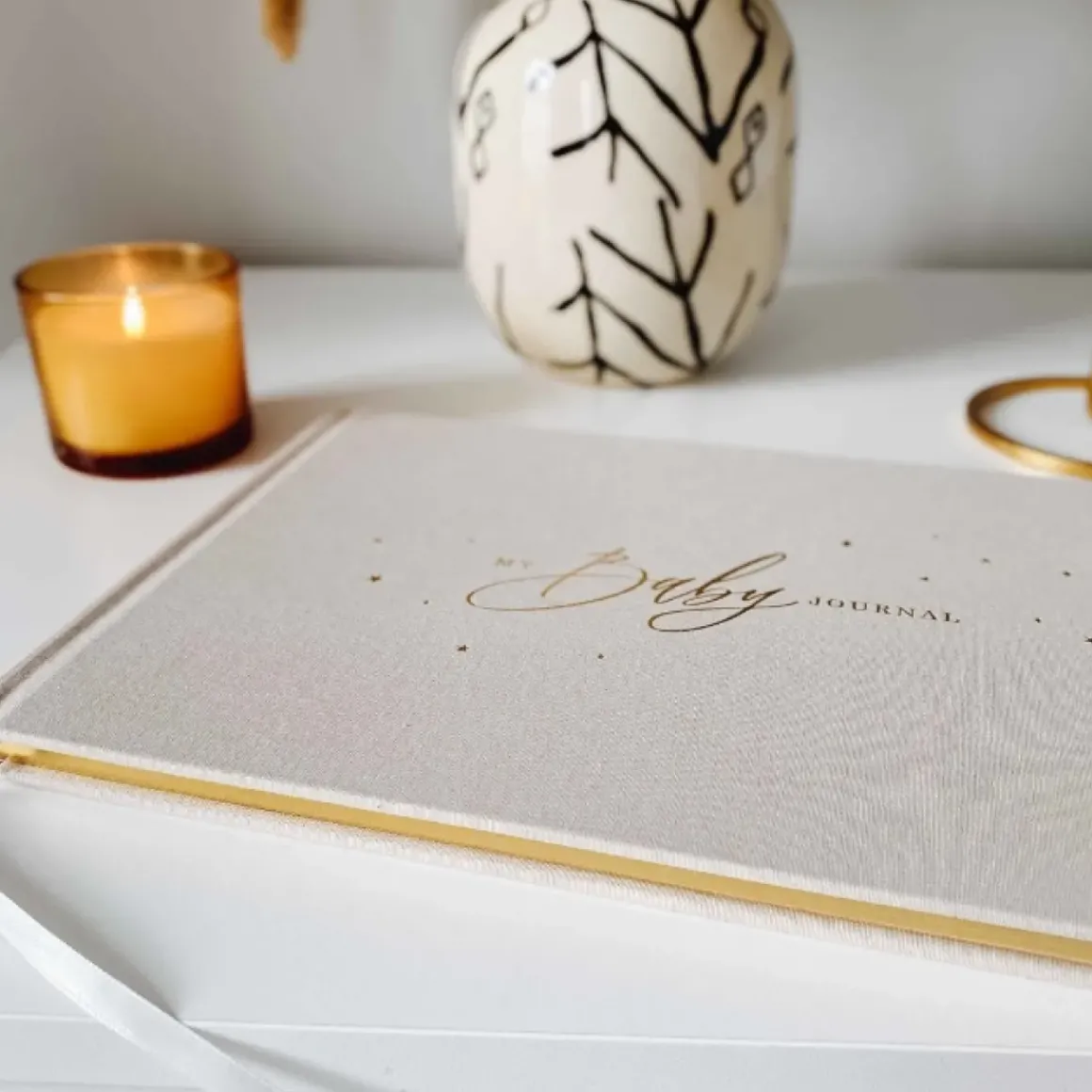 Blush & Gold Invulboek My Baby Journal Ivoor