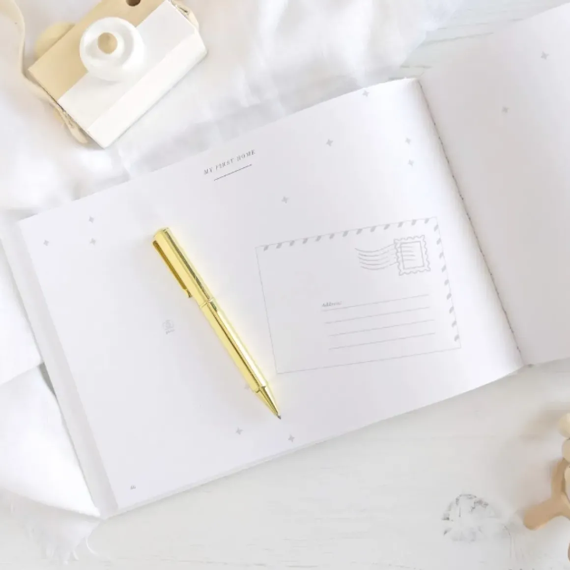 Blush & Gold Invulboek My Baby Journal Wit