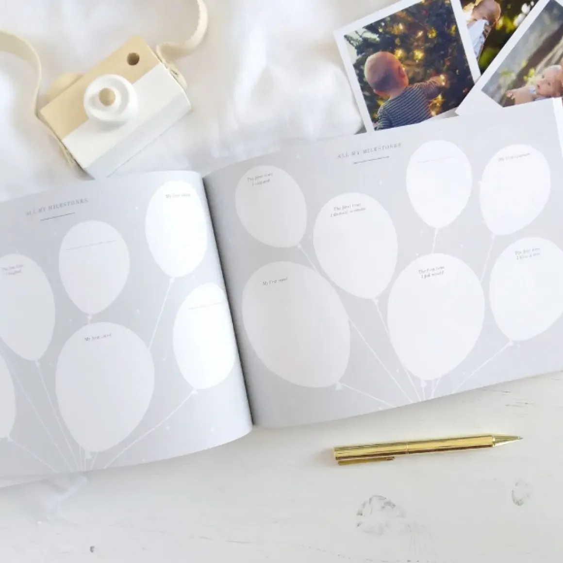 Blush & Gold Invulboek My Baby Journal Wit