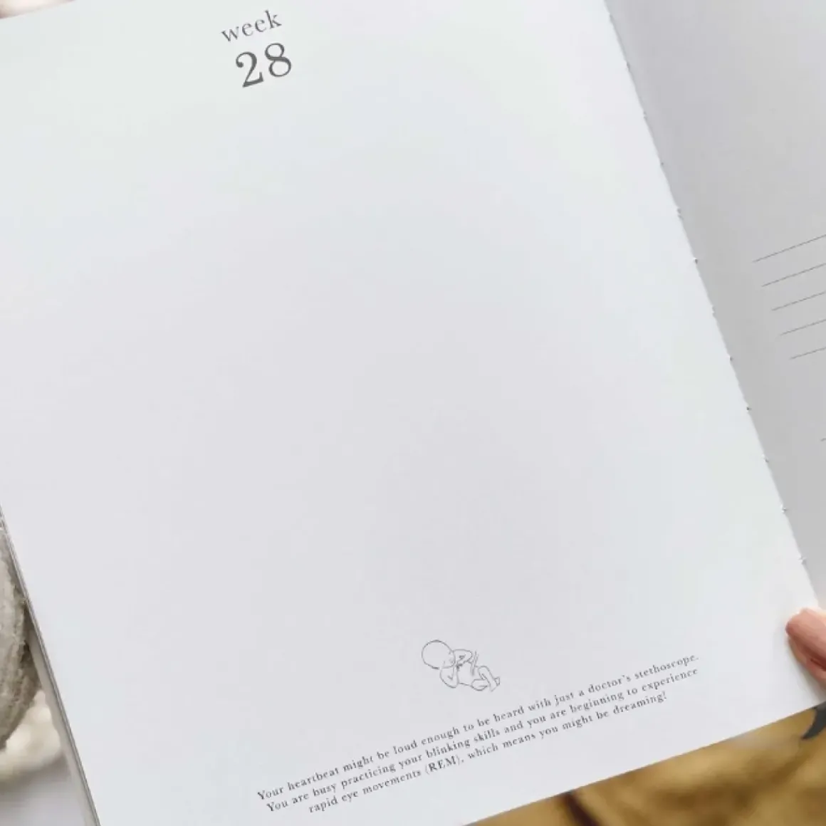 Blush & Gold Zwangerschapsdagboek Dieren