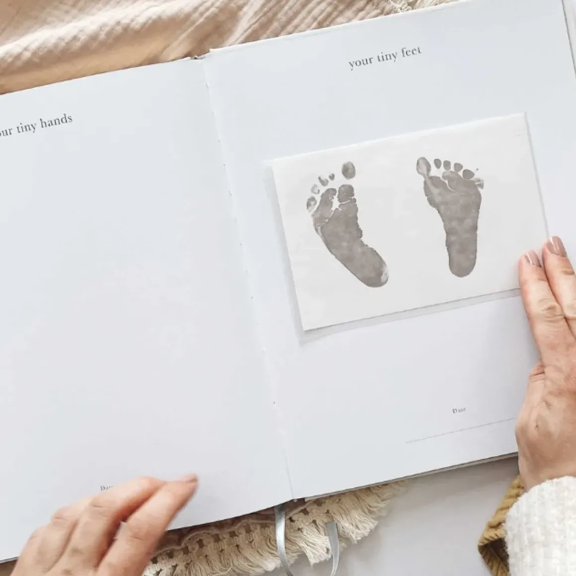 Blush & Gold Zwangerschapsdagboek Dieren