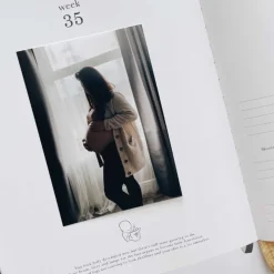 Blush & Gold Zwangerschapsdagboek Dieren