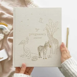 Blush & Gold Zwangerschapsdagboek Safari