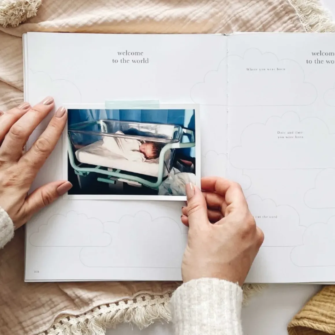 Blush & Gold Zwangerschapsdagboek Safari