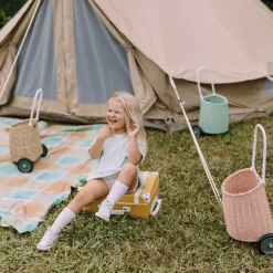 Boodschappenwagentje Luggy Basket Roze Olli Ella