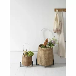 Boodschappenwagentje Luggy Basket Naturel Olli Ella