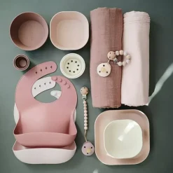 Borden Vierkant Blush (2St) Mushie