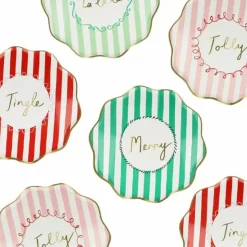 Bordjes Striped Christmas (8St) Meri Meri