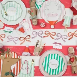Bordjes Striped Christmas (8St) Meri Meri