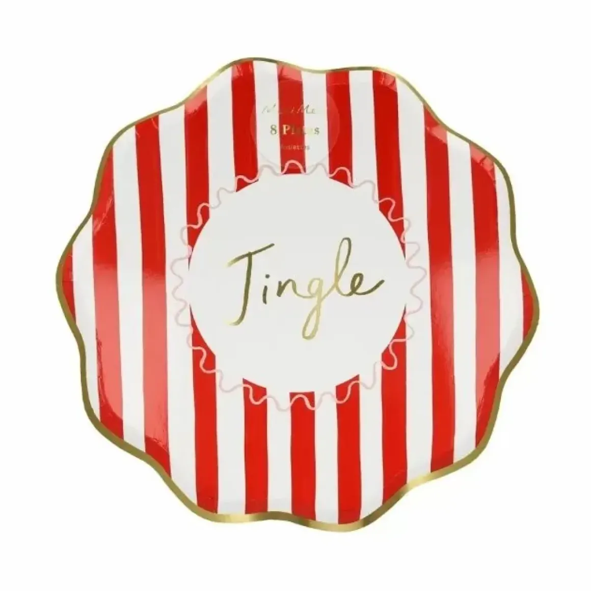 Bordjes Striped Christmas (8St) Meri Meri