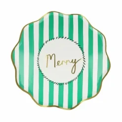 Bordjes Striped Christmas (8St) Meri Meri