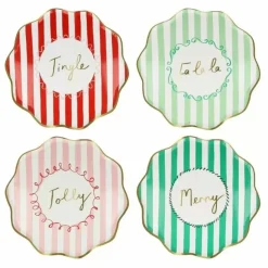 Bordjes Striped Christmas (8St) Meri Meri