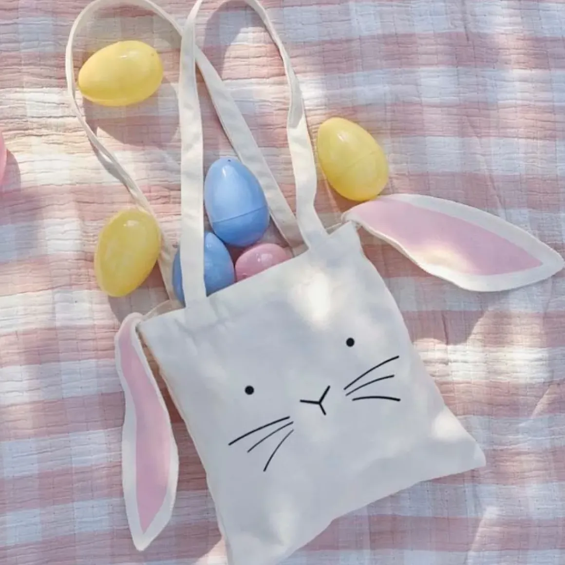 Canvas Tas Bunny Hop Hop Hooray Ginger Ray