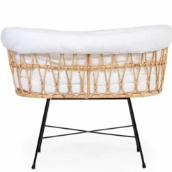 Childhome Rotan Wieg Met Matras Ecru