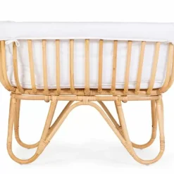 Childhome Rotan Wieg Met Wiegbekleding Ecru