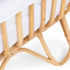 Childhome Rotan Wieg Met Wiegbekleding Ecru