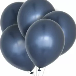Chroom Ballonnen Donkerblauw (10St) House Of Gia