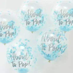 Confetti Ballonnen About To Pop Blauw Oh Baby! Ginger Ray