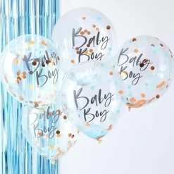 Confetti Ballonnen Baby Boy Twinkle Twinkle (5St) Ginger Ray
