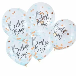 Confetti Ballonnen Baby Boy Twinkle Twinkle (5St) Ginger Ray