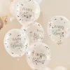 Confettiballonnen Floral Baby In Bloom (5St) Ginger Ray